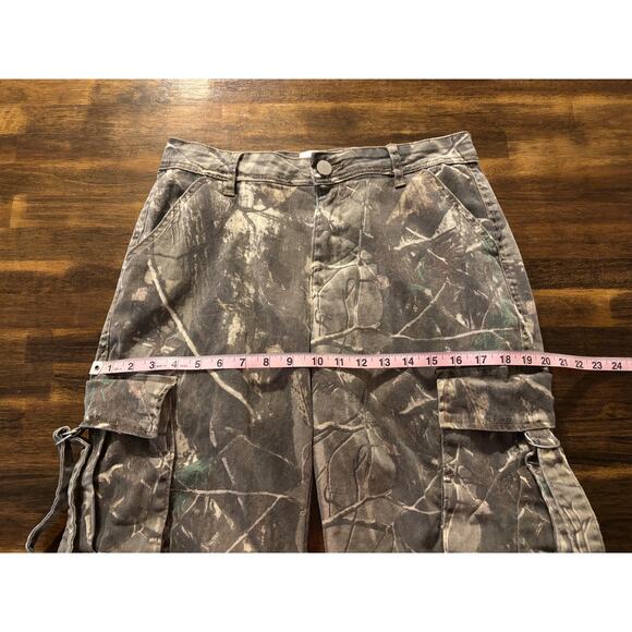 Disclosure Women’s 9 / 29 x 29 Camo Pants Cargo Wide Leg Relaxed Fit - Picture 9 of 12